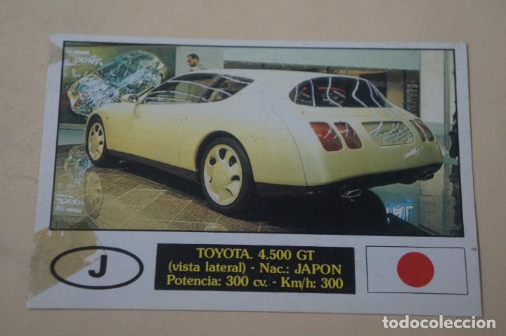 Coleccionismo Cromos antiguos: CROMO DE COCHES TOYOTA DESPEGADO N&ordm; 164 A&Ntilde;O 1990 DEL ALBUM AUTOCOLOR DE COMICROMO COMIC-ROMO