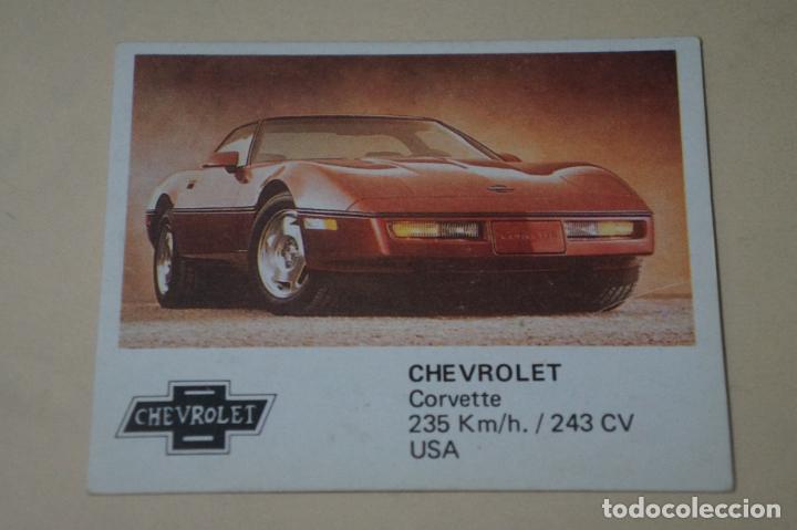 Coleccionismo Cromos antiguos: CROMO DE COCHES CHEVROLET DESPEGADO N&ordm; 28 A&Ntilde;O 1994 DEL ALBUM AUTO 2000 DE COMICROMO COMIC-ROMO