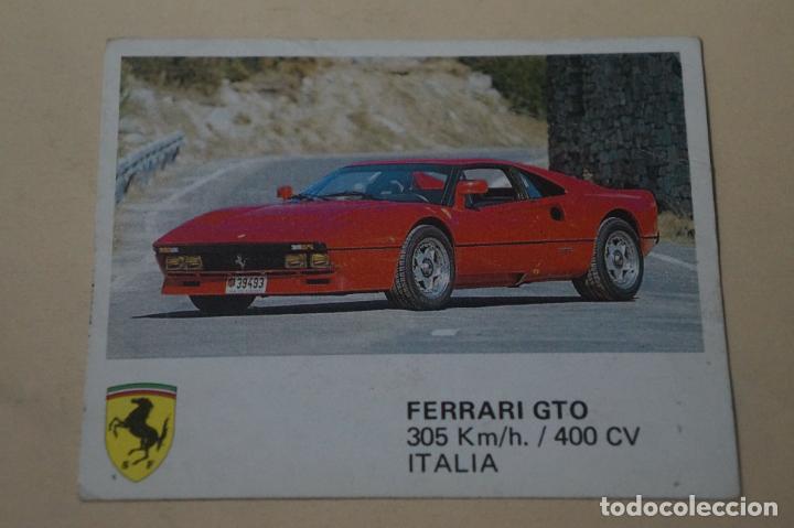 Coleccionismo cromos antiguos: CROMO DE COCHES FERRARI DESPEGADO N&ordm; 37 A&Ntilde;O 1994 DEL ALBUM AUTO 2000 DE COMICROMO COMIC-ROMO