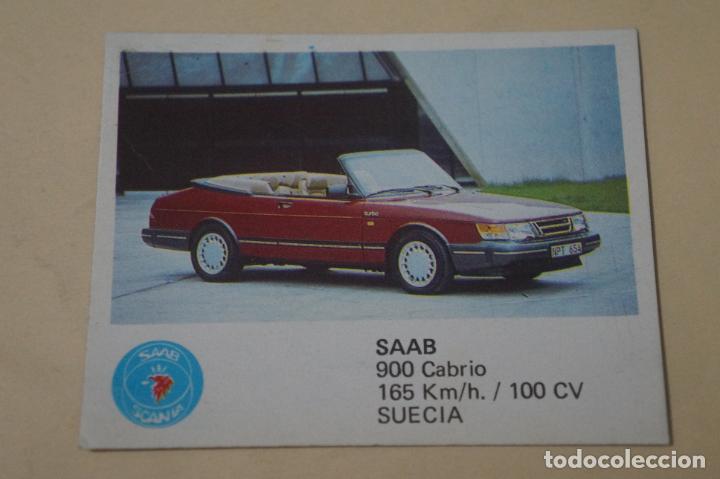 Coleccionismo Cromos antiguos: CROMO DE COCHES SAAB DESPEGADO N&ordm; 131 A&Ntilde;O 1994 DEL ALBUM AUTO 2000 DE COMICROMO COMIC-ROMO