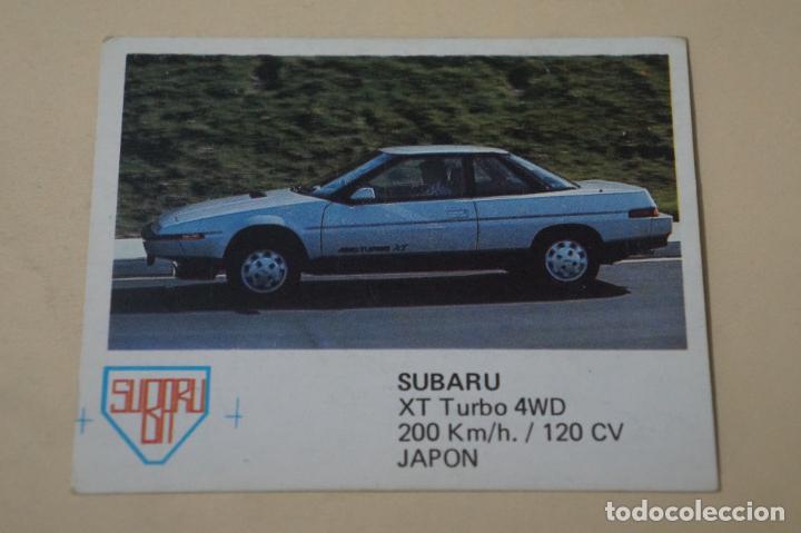 Coleccionismo Cromos antiguos: CROMO DE COCHES SUBARU DESPEGADO N&ordm; 139 A&Ntilde;O 1994 DEL ALBUM AUTO 2000 DE COMICROMO COMIC-ROMO