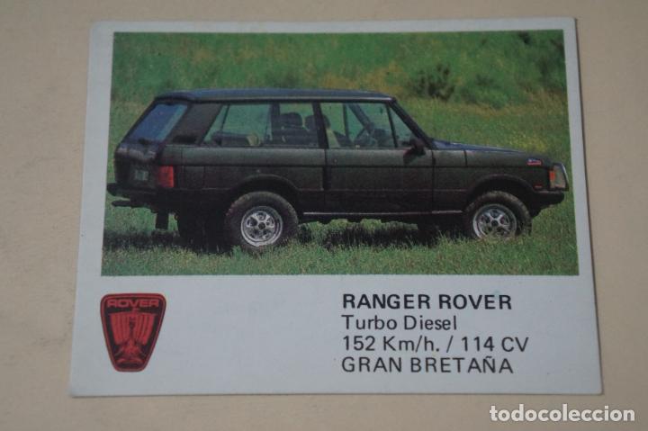 Coleccionismo cromos antiguos: CROMO DE COCHES RANGER ROVER DESPEGADO N&ordm; 161 A&Ntilde;O 1994 DEL ALBUM AUTO 2000 DE COMICROMO COMIC-ROMO