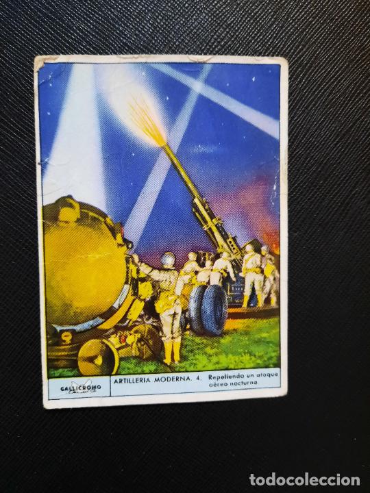Colecionismo Cromos antigos: ARTILLERIA MODERNA BLANCA GALLINA BLANCA GALLICROMO - FT11 - 4
