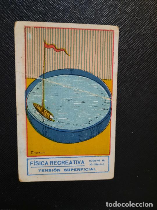 Colecionismo Cromos antigos: FISICA RECRATIVA CHOCOLATES ORTI PIERA Y BRUGUERA - FT13 - 19