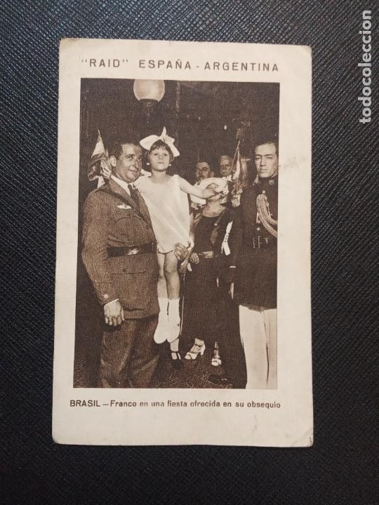 Colecionismo Cromos antigos: FRNACISCO FRANCO ELRAID ESPA&Ntilde;A ARGENTINA CROMO CHOCOLATES EDUARDO PI - FT21 - 5