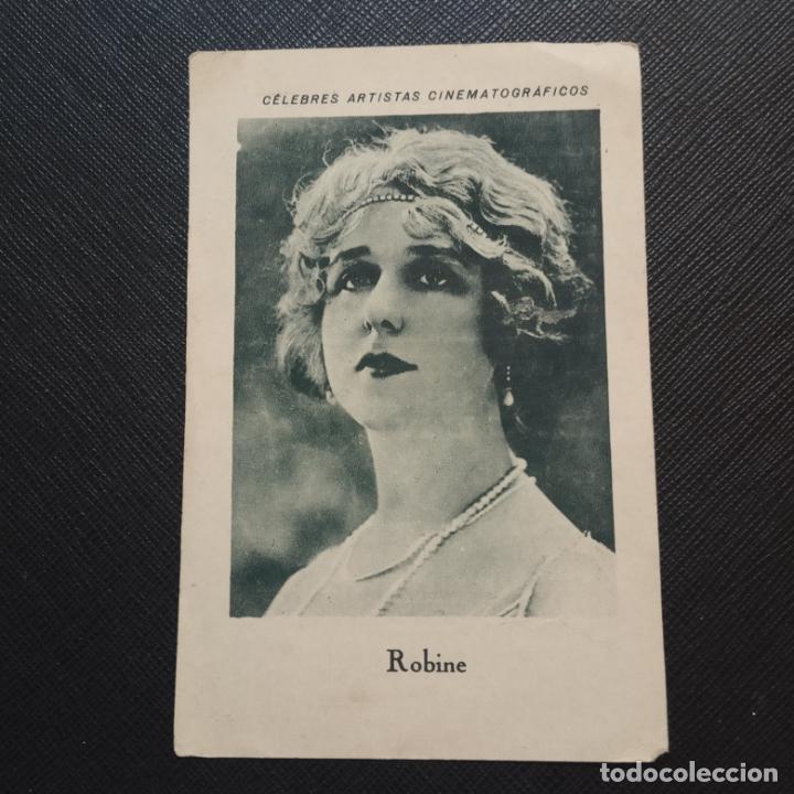 Collectable Antique Stickers: ROBINE CELEBRES ARTISTAS CINEMATOGRAFICOS CROMOS CHOCOLATES JUNCOSA - FT30 - 7