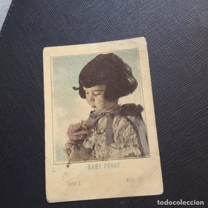 Colecionismo Cromos antigos: BABY PEGGY CELEBRES ARTISTAS CINEMATOGRAFICOS CROMOS CHOCOLATES JUNCOSA - FT30 - 17