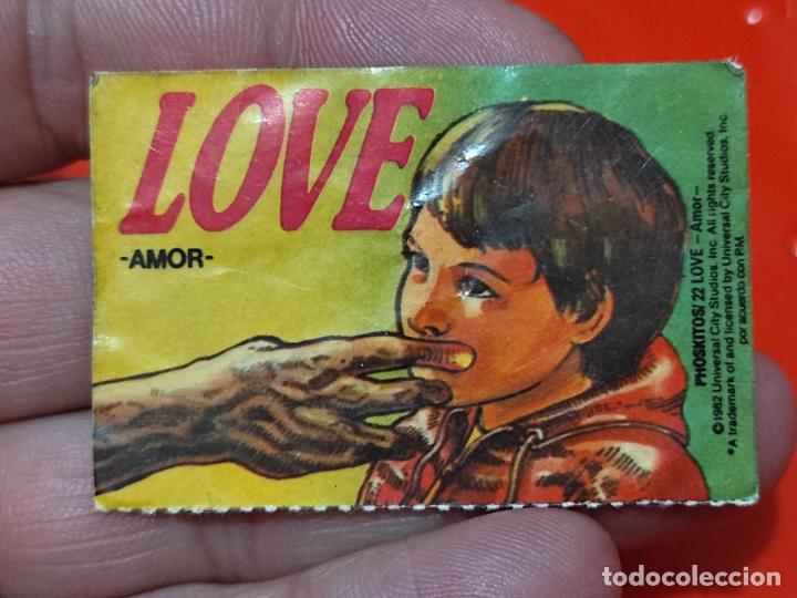 Coleccionismo cromos antiguos: PHOSKITOS E.T. SPIELBERG EXTRATERRESTRE CROMO SIN ADHERENCIA TRASERA SEPARADA 1982 N&ordm; 22
