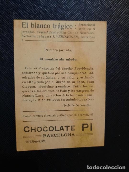 Coleccionismo cromos antiguos: EL BLANCO TRAGICO CROMO CHOCOLATES PI - FT52 - 1 - Foto 2