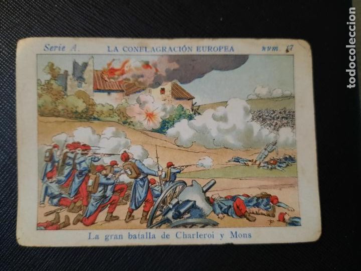 Coleccionismo Cromos antiguos: LA CONELAGRACION EUROPA CROMO CHOCOLATES JAIME BOIX - FT56 - 17