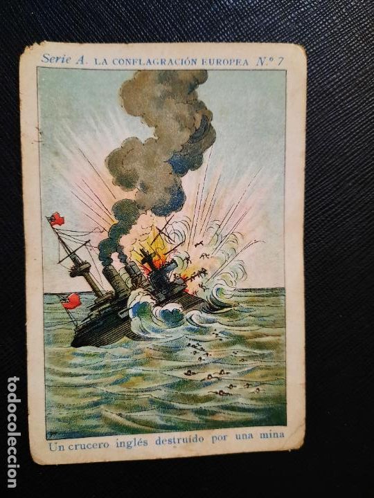 Coleccionismo Cromos antiguos: LA CONELAGRACION DE EUROPA CROMO CHOCOLATES JAIME BOIX - FT56 - 7