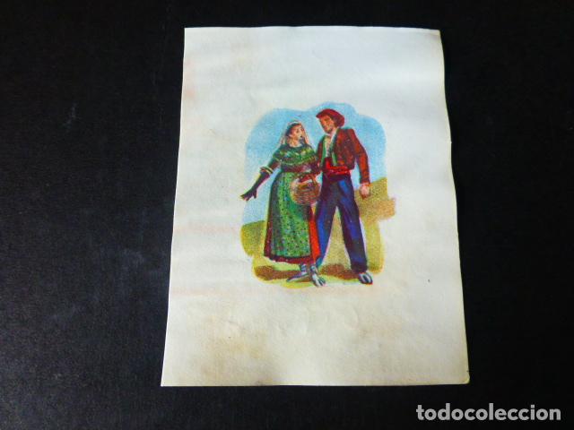 Collectionnisme Cartes &agrave; collectionner anciennes: GERONA TIPOS A&Ntilde;OS 40 CROMOLITOGRAFIA 7 X 8,5 CMTS