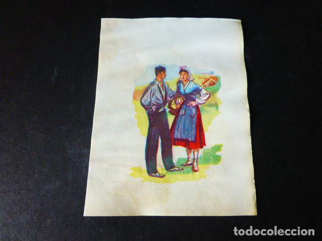 Colecionismo Cromos antigos: GUIPUZCOA TIPOS A&Ntilde;OS 40 CROMOLITOGRAFIA 7 X 8,5 CMTS