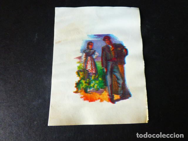 Colecionismo Cromos antigos: LA RIOJA TIPOS A&Ntilde;OS 40 CROMOLITOGRAFIA 7 X 8,5 CMTS