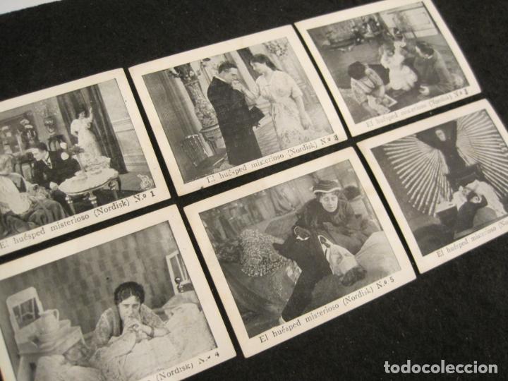 Coleccionismo cromos antiguos: EL HUESPED MISTERIOSO-COL&middot;COMPLETA 6 CROMOS DE CINE-VER FOTOS-(CR-2719)