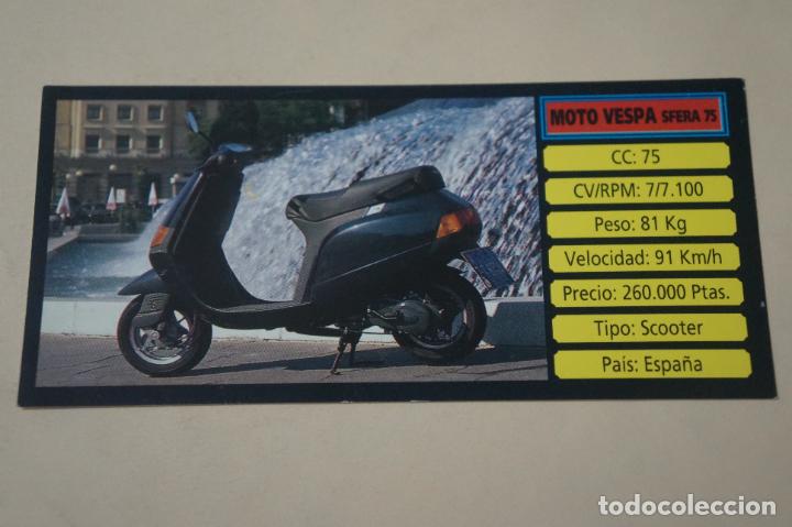 Coleccionismo Cromos antiguos: CROMO DE MOTOCICLISMO VESPA DESPEGADO N&ordm; 137 A&Ntilde;O 1983 DEL ALBUM MOTOCICLISMO DE CUSC&Oacute;