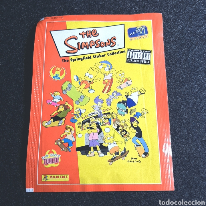 Coleccionismo cromos antiguos: (CEP.2) SOBRE VACIO. THE SIMPSONS. PANINI - Foto 1