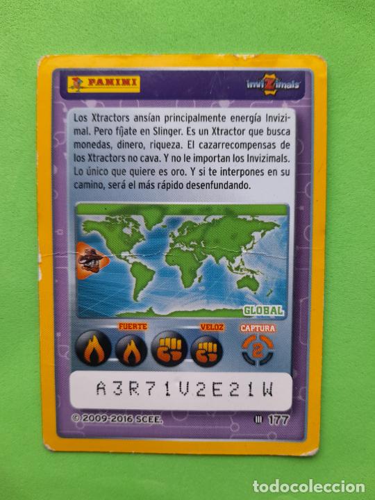 Coleccionismo cromos antiguos: InviZimals. Cromo Slinger - Foto 2