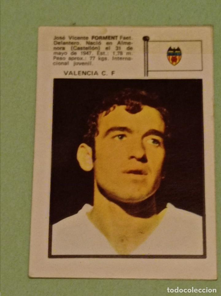 Coleccionismo Cromos antiguos: FORMENT VALENCIA FHER 71 72 1971 1972 RECUPERADO