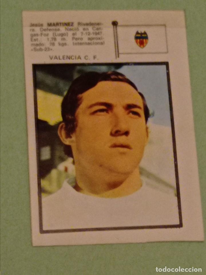 Coleccionismo Cromos antiguos: JESUS MARTINEZ VALENCIA FHER 71 72 1971 1972 RECUPERADO