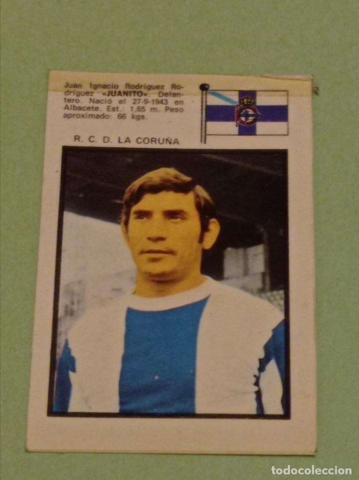Coleccionismo Cromos antiguos: JUANITO DEPORTIVO CORU&Ntilde;A FHER 71 72 1971 1972 RECUPERADO
