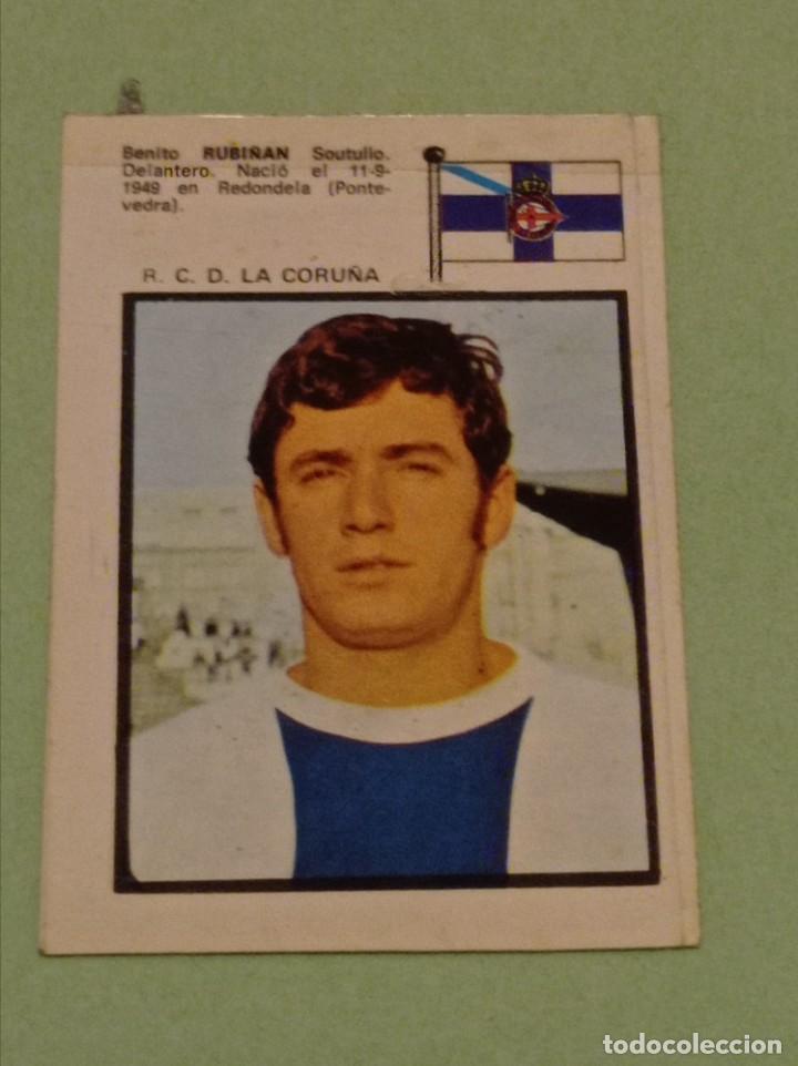 Coleccionismo Cromos antiguos: RUBI&Ntilde;AN DEPORTIVO CORU&Ntilde;A FHER 71 72 1971 1972 RECUPERADO