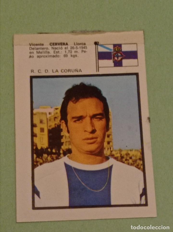 Coleccionismo Cromos antiguos: CERVERA DEPORTIVO CORU&Ntilde;A FHER 71 72 1971 1972 RECUPERADO