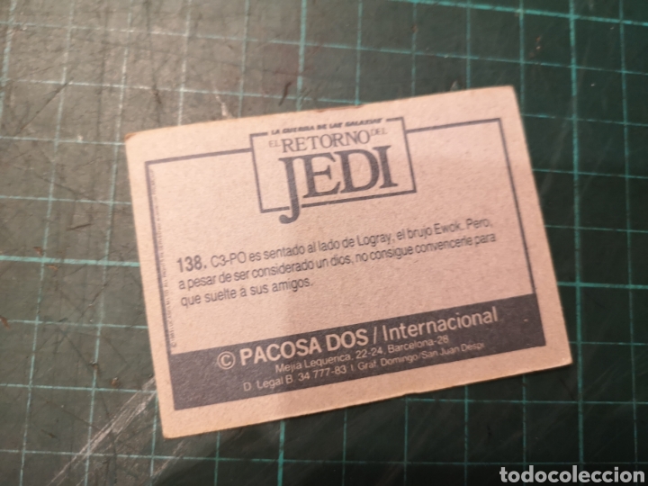 Coleccionismo cromos antiguos: Cromos Star Wars Pacosa Dos - Foto 11