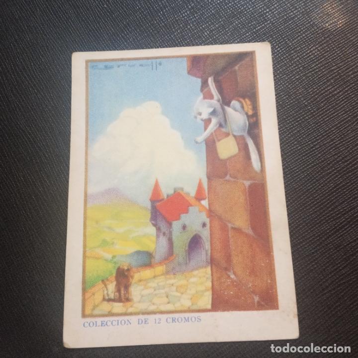 Coleccionismo cromos antiguos: EL GATO CON BOTAS CROMO CHOCOLATES EVARSITO JUNCOSA - FT71 - 10 - Foto 1