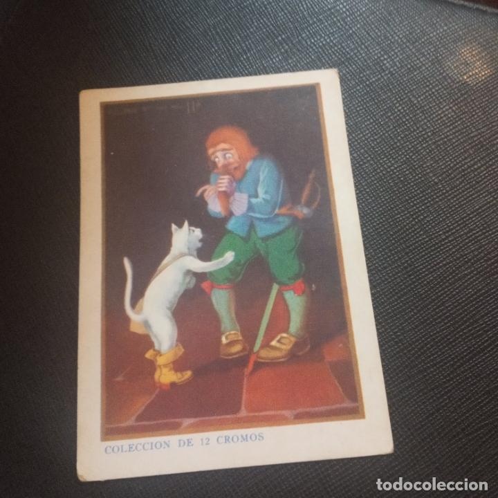 Coleccionismo cromos antiguos: EL GATO CON BOTAS CROMO CHOCOLATES EVARSITO JUNCOSA - FT71 - 9 - Foto 1