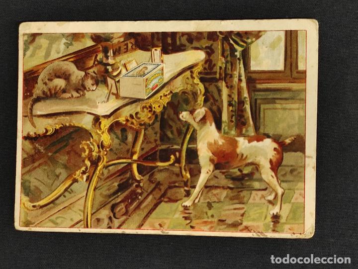 Colecionismo Cromos antigos: ANTIGUO CROMO / TARJETA - PUBLICIDAD AMIDON REMY -