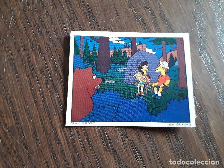 Coleccionismo cromos antiguos: cromo de Los Simpsons de Panini a&ntilde;o 1991 - Foto 1