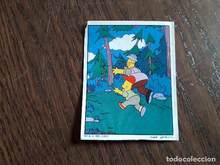 Coleccionismo cromos antiguos: cromo de Los Simpsons de Panini a&ntilde;o 1991 - Foto 1