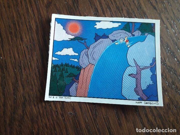 Coleccionismo cromos antiguos: cromo de Los Simpsons de Panini a&ntilde;o 1991 - Foto 1