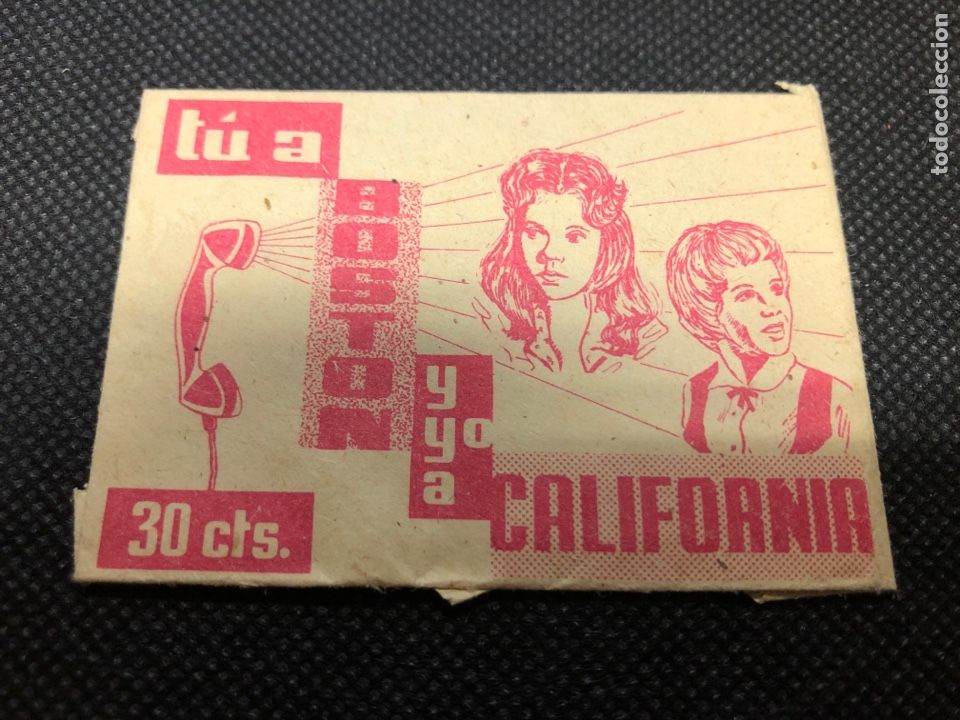 Collezionismo Figurine antiche: SOBRE SIN CROMOS PELICULA TU A BOSTON YO A CALIFORNIA EDITORIAL FHER