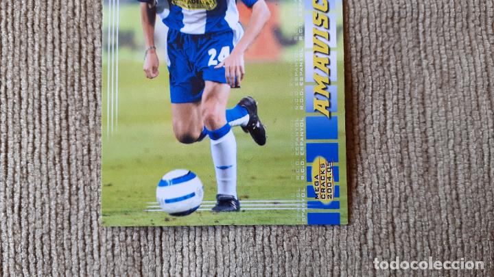 Coleccionismo cromos antiguos: AMAVISCA. R.C.D. ESPANYOL. MEGA CRACKS 2004-05. PANINI. - Foto 3