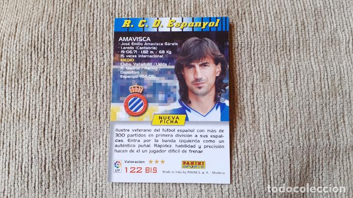 Coleccionismo cromos antiguos: AMAVISCA. R.C.D. ESPANYOL. MEGA CRACKS 2004-05. PANINI. - Foto 4