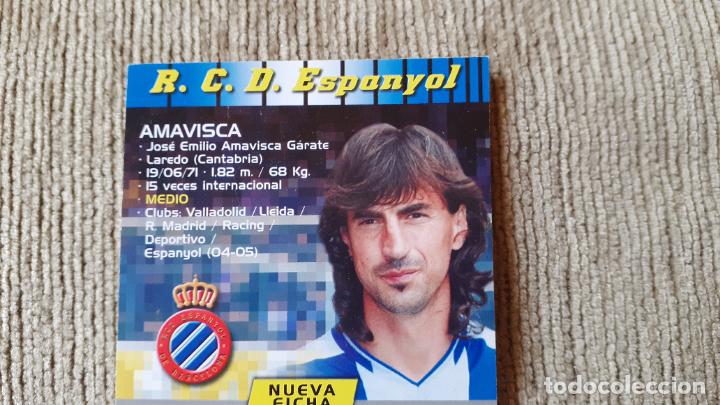 Coleccionismo cromos antiguos: AMAVISCA. R.C.D. ESPANYOL. MEGA CRACKS 2004-05. PANINI. - Foto 5