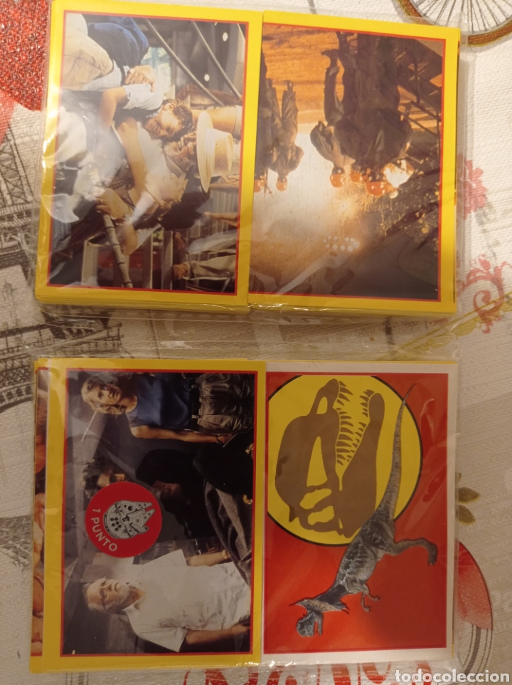 Coleccionismo cromos antiguos: Lote pegatinas Jurassic Park - Foto 2