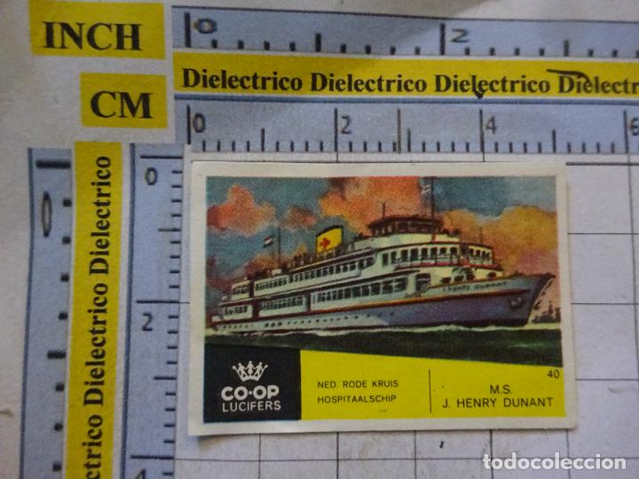 Collectable Antique Stickers: CROMO CROMITO CERILLAS CO-OP LUCIFERS. BARCOS BUQUES. 28 HOPPERZUIGER. 6