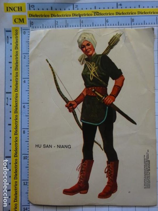 Collectionnisme Cartes &agrave; collectionner anciennes: CROMO CROMITO TROQUELADO A&Ntilde;O 1978. NIPPON TELEVISION. HU SAN NIANG. 9