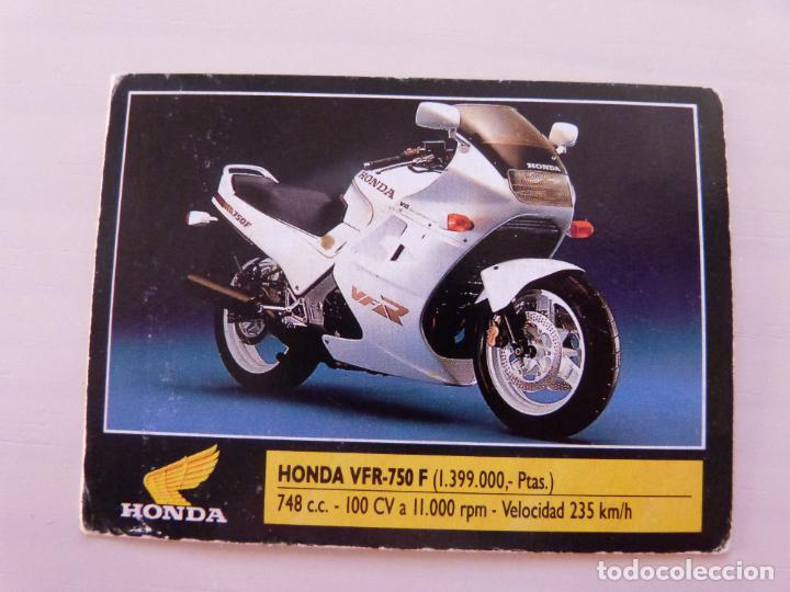 Coleccionismo cromos antiguos: CROMO DE MOTOS HONDA DESPEGADO N&ordm; 40 A&Ntilde;O 1990 DEL &Aacute;LBUM SUPER MOTO DE ESTE