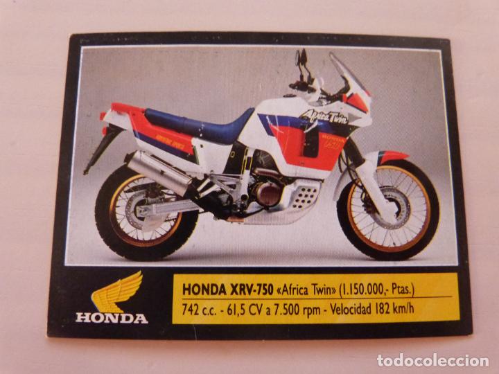 Coleccionismo cromos antiguos: CROMO DE MOTOS HONDA DESPEGADO N&ordm; 83 A&Ntilde;O 1990 DEL &Aacute;LBUM SUPER MOTO DE ESTE
