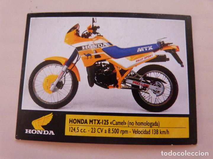 Coleccionismo cromos antiguos: CROMO DE MOTOS HONDA DESPEGADO N&ordm; 103 A&Ntilde;O 1990 DEL &Aacute;LBUM SUPER MOTO DE ESTE