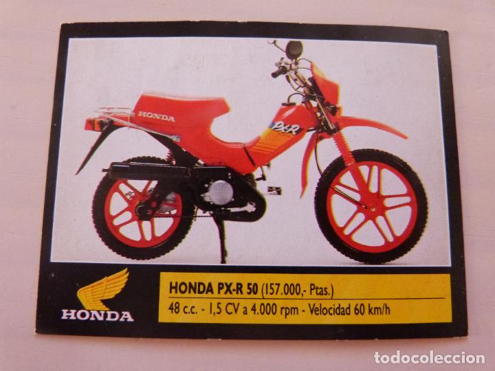 Coleccionismo cromos antiguos: CROMO DE MOTOS HONDA DESPEGADO N&ordm; 131 A&Ntilde;O 1990 DEL &Aacute;LBUM SUPER MOTO DE ESTE