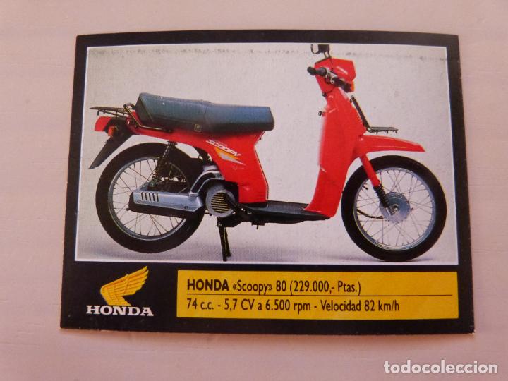 Coleccionismo cromos antiguos: CROMO DE MOTOS HONDA DESPEGADO N&ordm; 142 A&Ntilde;O 1990 DEL &Aacute;LBUM SUPER MOTO DE ESTE