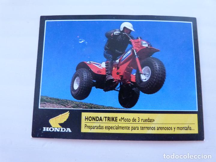 Coleccionismo cromos antiguos: CROMO DE MOTOS HONDA DESPEGADO N&ordm; 159 A&Ntilde;O 1990 DEL &Aacute;LBUM SUPER MOTO DE ESTE