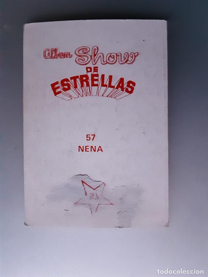 Coleccionismo Cromos antiguos: CROMO PERUANO SHOW DE ESTRELLAS, NENA Años 80 - Foto 2 - 303151103