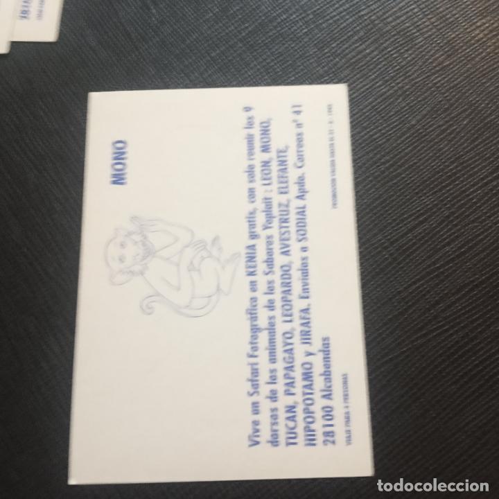 Coleccionismo cromos antiguos: MONO CROMO YOPLAIT - Foto 2