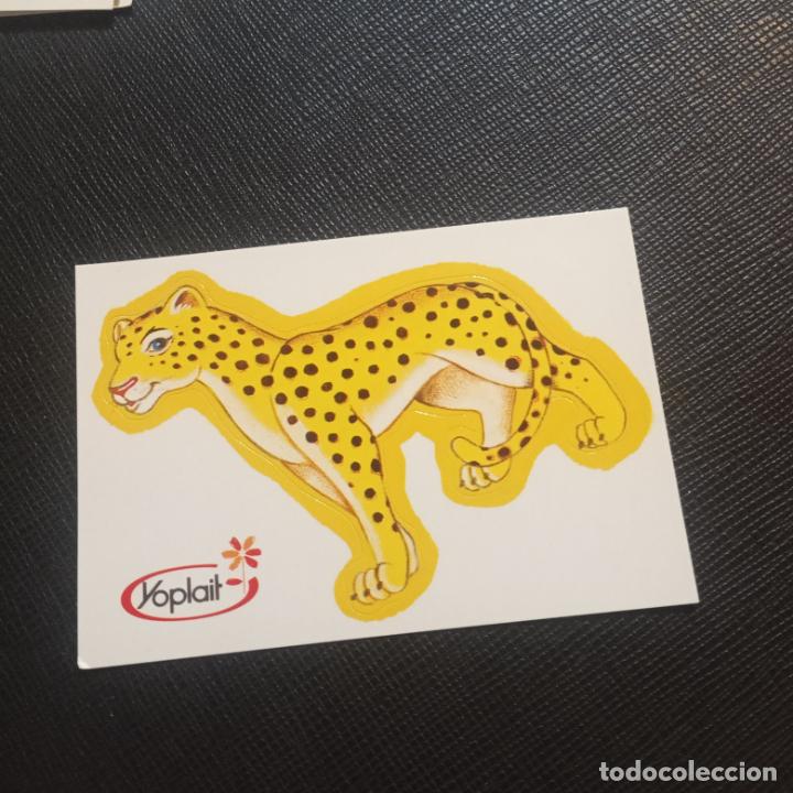 Coleccionismo cromos antiguos: LEOPARDO CROMO YOPLAIT - Foto 1
